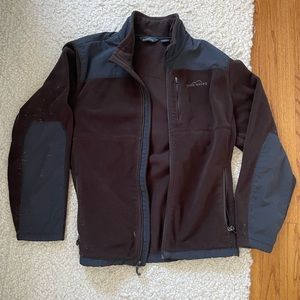 Brown Fleece Jacket | Eddie Bauer | Large